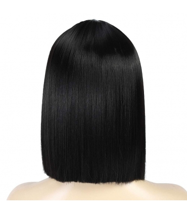 کلاه گیس زنانه آتوزویگ لخت متوسط مشکی  ATOZWIG Short Bob Wigs