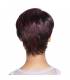 کلاه گیس زنانه بی اس دی مشکی شرابی جلو چتری کوتاه BraiSED Short Pixie Cut Hair Short Burgundy Hairstyles Wigs