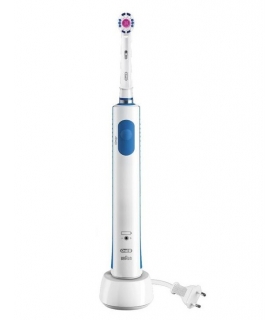 مسواک برقی اورال بی پرو 600 Oral-B Pro 600 White and Clean Electric Rechargeable Toothbrush