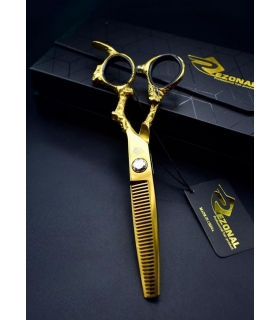 قیچی آرایشگری پیتاژ رزونال یک طرفه سایز 6.0 اینچ Rezonal DRAGON_T