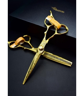 ست دو عددی قیچی رزونال کات و کوتاهی/ پیتاژ سایز 6 اینچ Rezonal RL-1300 & RL-1400