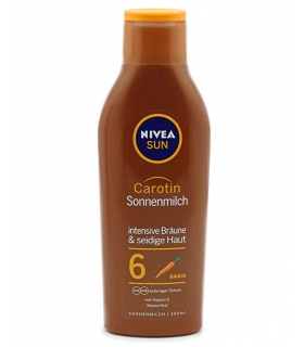 لوسیون آفتاب نیوآ Nivea Sun Carotene Suntan Lotion SPF 6 200 ml