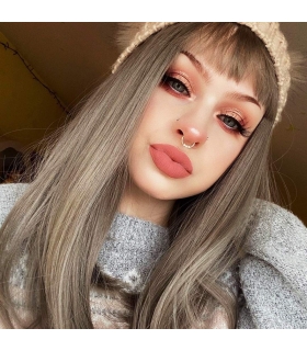 کلاه گیس زنانه آمیزی Straight Full Wig Hair Decor Ameesi