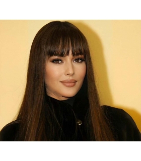 کلاه گیس دخترانه HSG Long Straight Wigs with neat bangs For Girl TF1111