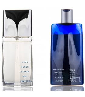 ست ادکلن مردانه ایسی میاکی لئو بلو دی ایسی  Issey Miyake L Eau Bleue Dissey Eau Fraiche Eau De Toilette Gift Set For Men