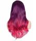کلاه گیس تاپ کاسپلی زنانه مدل بلند و حالت دار دورنگ Topcosplay Women's Wig Long Wavy Hair