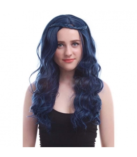 کلاه گیس تاپ کاسپلی زنانه مدل بلند و فر بافت دار Topcosplay Womens Wig Wave Long with Braid