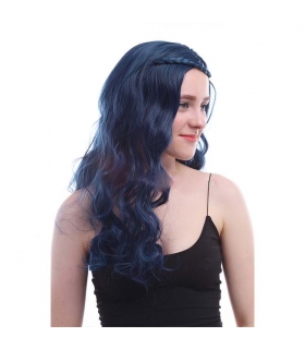 کلاه گیس تاپ کاسپلی زنانه مدل بلند و فر بافت دار Topcosplay Womens Wig Wave Long with Braid
