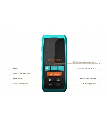 متر لیزری (فاصله یاب لیزری) مایلسی Distance Meter S6-60m Distance Measuring Instrument