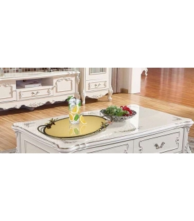 سینی بیضی برنجی آنتیک میناکاری گنجشک و گل ارکیده Antique brass oval tray