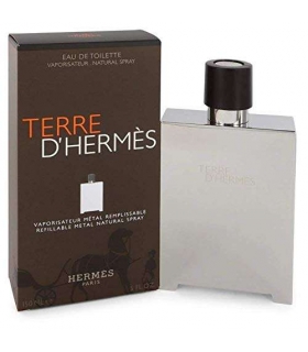 عطر مردانه هرمس تره دهرمس رفیلابل متال Hermes Terre d Hermes Refillable Metal