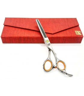 قیچی آرایشگری کرتزر فینی پیتاژ  6 اینچ نارنجی Kretzer Hair Finny FOP-60