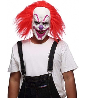 ماسک صورت تری استامپ دلقک قاتل( دلقک شیطانی) لاتکس Tree Stump Evil Clown Mask, Halloween Masks for Adults
