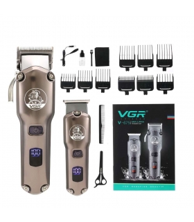 ست ماشین اصلاح وی جی آر خط زن و حجم زن شارژی VGR V-675 Hair Cutting Machine Electric Hair Clipper