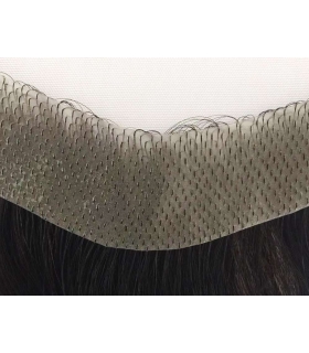 پوستیژ (کلاه گیس) مردانه موی صد در صد طبیعی انسان مشکی متوسط Toupee WBM 2117 virgin human hair replacement system for men