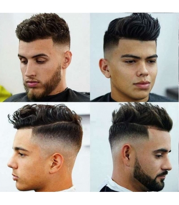 پوستیژ (کلاه گیس) مردانه موی صد در صد طبیعی انسان مشکی پر کلاغی متوسط Toupee WBM 2519 virgin human hair replacement for men