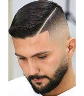 پوستیژ (کلاه گیس) مردانه موی صد در صد طبیعی انسان مشکی متوسط Toupee WBM 1925 virgin human hair replacement for men
