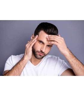 پوستیژ (کلاه گیس) مردانه موی صد در صد طبیعی انسان مشکی متوسط Men's WBM 1721 professional wig natural human hair medium black