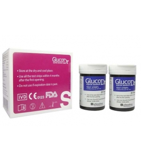 نوار قند خون گلو کو داکتر سوپر سنسور مجموعه 2 عددی Gluco Dr Super Sensor