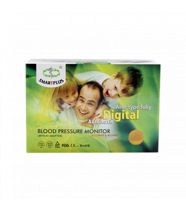 فشار سنج بازویی اسمارت پلاس تمام اتوماتیک SmartPlus Arm-Type Fully Automatic Digital Blood Pressure BP-103H