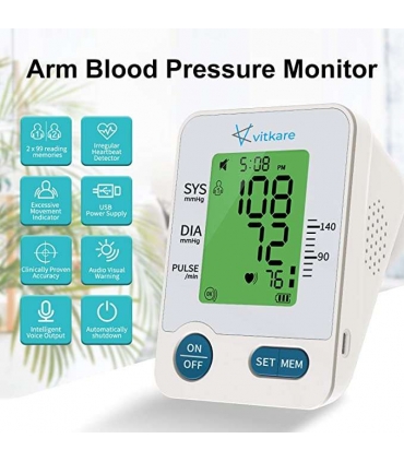 فشار سنج بازویی ویتکر سخنگو VITKARE Monitor Arm, Accurate Monitor Blood Pressure