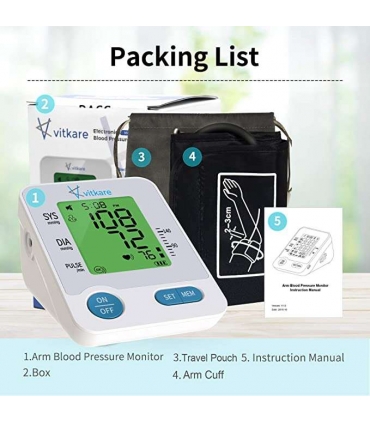 فشار سنج بازویی ویتکر سخنگو VITKARE Monitor Arm, Accurate Monitor Blood Pressure