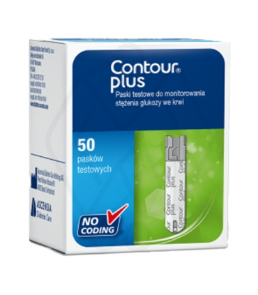 نوار تست قند خون کنترل پلاس 50 عددی ContourPlus NGH Glucose Test Strips