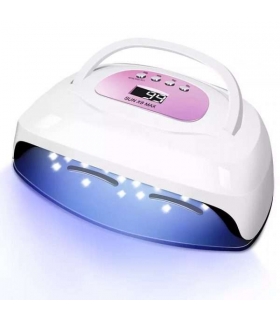 دستگاه لاک خشک کن سان سالنی و خانگی یو وی ال ای دی 220 وات SUN X8 MAX 220W Nail Dryer Gel Polish