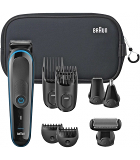 ماشین اصلاح چند منظوره (سر و صورت و بدن) براون 1 در 9 همراه ژیلت Braun Grooming MGK 3980