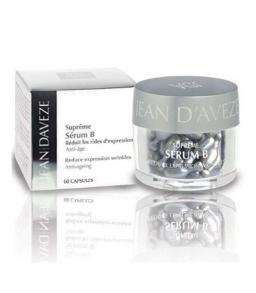 کپسول سرم ضد پیری ژان داوز سوپرم سرم بی ضد چروک و آبرسان 60 عدد JEAN D'AVEZE SUPREME SERUM B
