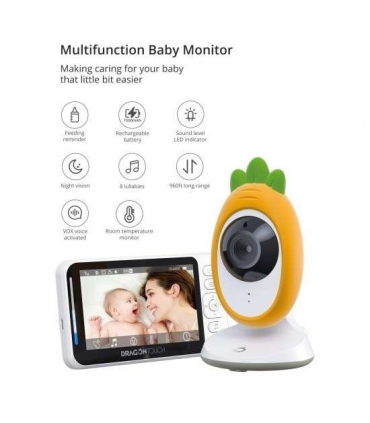 پیجر و دوربین امنیتی خانگی کودک دراگون Dragon Touch Baby Monitor, E40 Video Baby Monitor with Camera