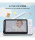 پیجر و دوربین امنیتی خانگی کودک دراگون Dragon Touch Baby Monitor, E40 Video Baby Monitor with Camera
