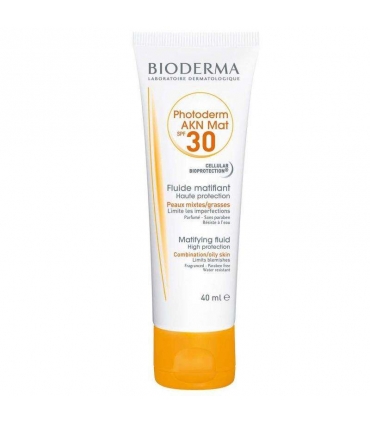 کرم ضد آفتاب (بایودرما) بیودرما فتودرم آکنه مت Bioderma SPF30 Photoderm AKN Mat Sunscreen Cream