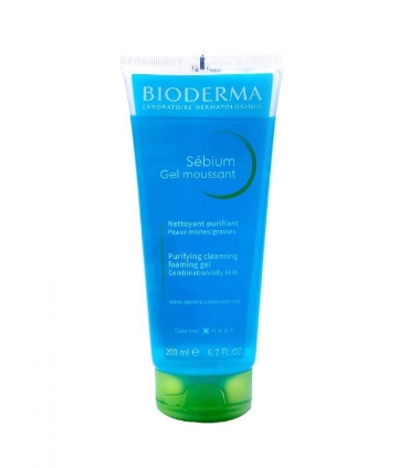 ژل شستشو بایودرما (بیودرما) سبیوم پوست مختلط تا چرب Bioderma Sebium Gel Moussant Face Wash for Combination/Oily Skin