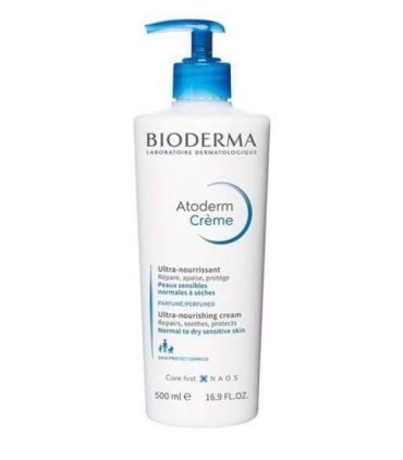 کرم مرطوب کننده بایودرما (بیودرما) اتودرم الترا نورشینگ صورت و بدن Bioderma Atoderm Crème Ultra-Nourishing Cream 500ml