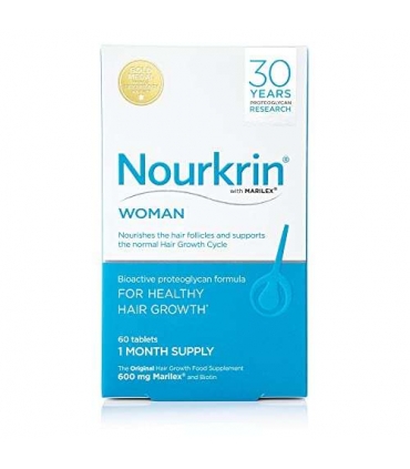 قرص مکمل نورکرین مخصوص تقویت و رشد موی بانوان Nourkrin Woman Hair Growth