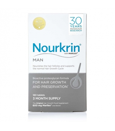 قرص مکمل نورکرین مخصوص تقویت و رشد موی آقایان Nourkrin Man by Nourkrin