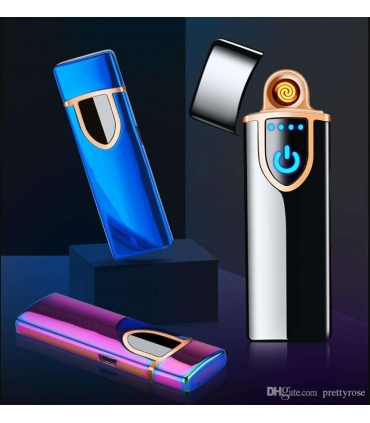 فندک صفحه لمسی قابل شارژ یو اس بی دار FLAME LESS USB CHARGING LIGHTER TOUCH SCREEN