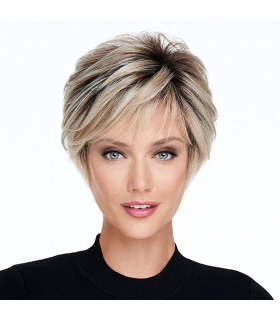 کلاه گیس (پوستیژ) زنانه کوتاه پیکسی لیر آمبره بلوند جلو چتری دار Ombre Blonde Wigs