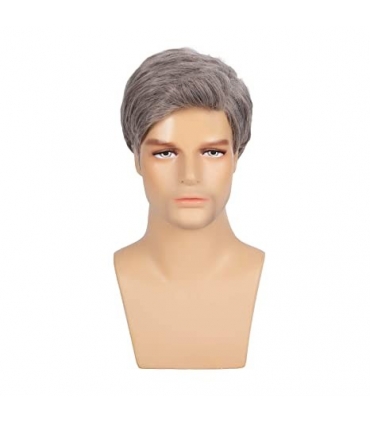 کلاه گیس (پوستیژ) مردانه کوتاه جوگندمی Grey Short Wig