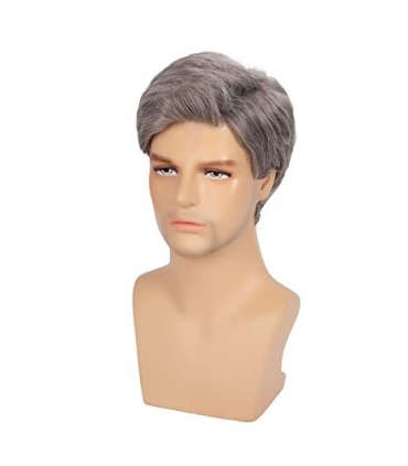 کلاه گیس (پوستیژ) مردانه کوتاه جوگندمی Grey Short Wig