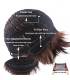 کلاه گیس (پوستیژ) زنانه کوتاه پیکسی قهوه ای بلوطی Brown Pixie Wig