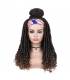 کلاه گیس (پوستیژ) زنانه بلند بافت آفریقایی مشکی قهوه ای آمبره هدبند دار Black Brown Wig