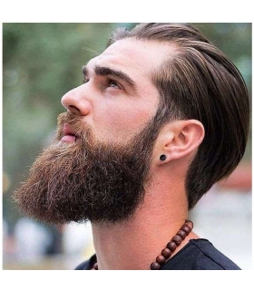 ریش و سبیل مصنوعی یونا با تارهای موی طبیعی انسان رنگ قهوه ای UONA NATURAL BEARD AND MUSTACHE