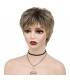 کلاه گیس (پوستیژ) زنانه پیکسی کوتاه آمبره بلوند چتری دار Ombre Blonde Wig