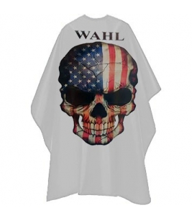 پیشبند مشتری آرایشگری وال طرح جمجه و پرچم آمریکا Wahl cutting cape