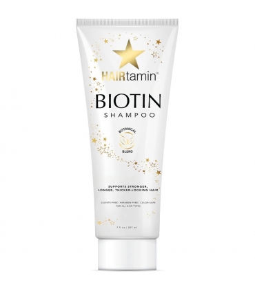 شامپو بیوتین هیرتامین تقویت و رشد مو و ضد ریزش HAIRtamin Biotin Hair Growth Shampoo