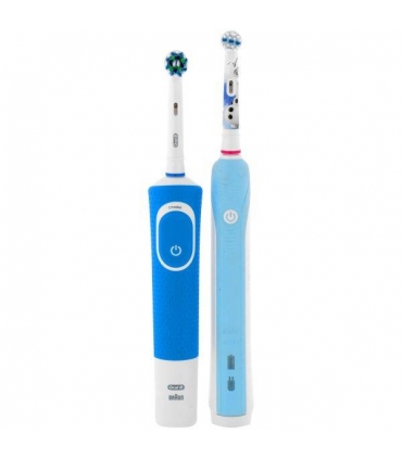مسواک برقی اورال بی فامیلی ادیشن دو عددی بزرگسال و کودک فروزن Oral-B frozen II + pro 1 700