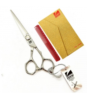 قیچی آرایشگری کرتزر فینی کات و کوتاهی 6 اینچ دم پهن Kretzer Hair Finny FTS1-60