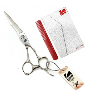 قیچی آرایشگری کرتزر فینی کات و کوتاهی 6 اینچ طرح کوسه Kretzer Hair Finny FTS3-60